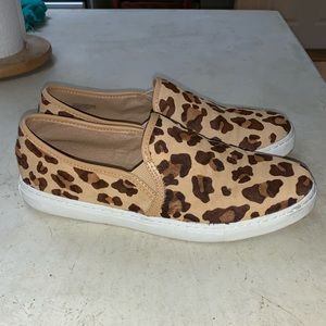 Splendid leopard print sneakers worn once!